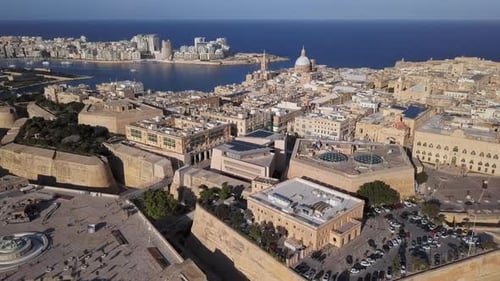 Aerial View of Valletta Malta
