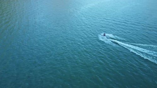 Jet Ski Adventure on a Serene Lake