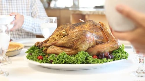 Thanksgivng Turkey Dinner Autumn