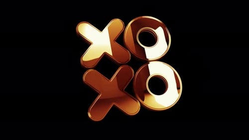 Concept numérique de symbole d'amour romantique et de baiser XOXO