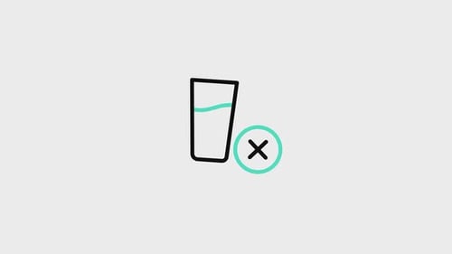No Water Animated Icon