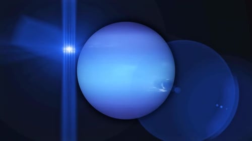 El planeta Neptuno gira con noticias digitales de última hora del mundo, estudio, video de ciencia y tecnología.VD 966