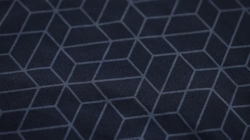 Padrão geométrico de textura de close-up têxtil de algodão