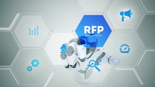 RFP Request For Proposal touchscreen animation