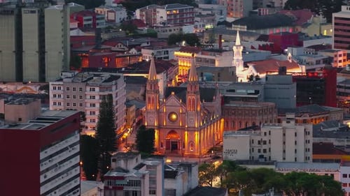 Curitiba Sunset Metropolis Urban Skyline Golden Hour Curitiba.mov
