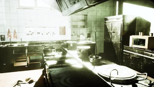 Old Kitchen of Abandoned House
