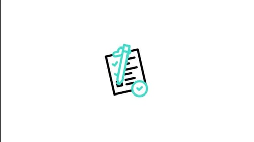 Animated Checklist Icon for Task Completion