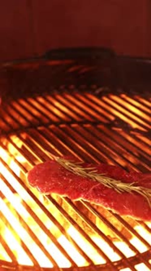 Steak with Rosemary Grilled