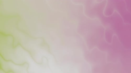 Fondo degradado suave con líneas fluidas que pasan del verde claro al rosa pastel