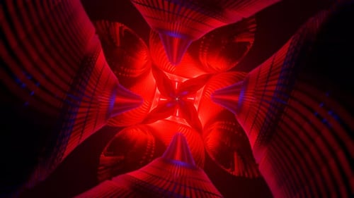 A Seamless VJ Loop Featuring Neon Lights Flashing in a Vibrant Disco Rhythm