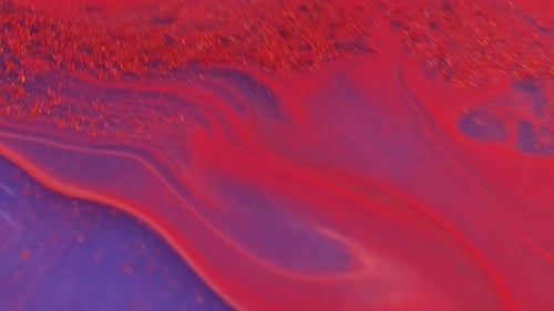 Abstract Red, Blue, and Purple Liquid Background