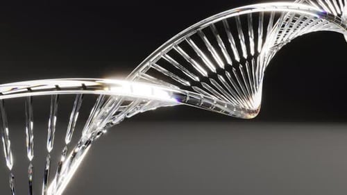 Crystal DNA Research Bio Cell Genetic Able to Loop Endless
