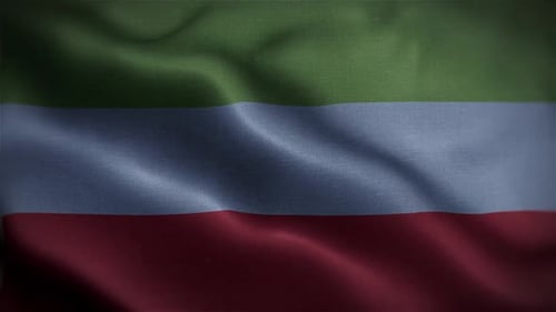 Abstract Waving Fabric Flag Texture Background Loop