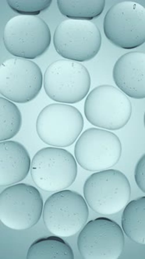 Cosmetics Blue Serum Liquid Bubbles 3d Abstract Background Cosmetic Moisturizer Essence Gel Collagen