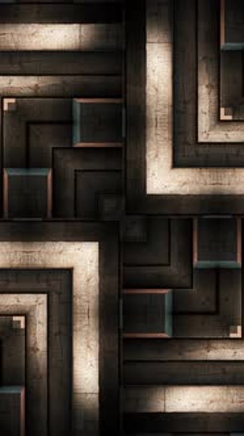 Wooden Motion Pattern 06