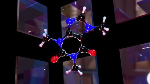 Dynamic Kaleidoscope of Molecular Structures for Immersive Music Experiences