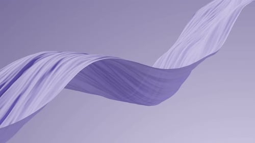 Flowing Purple Fabric Abstract Background