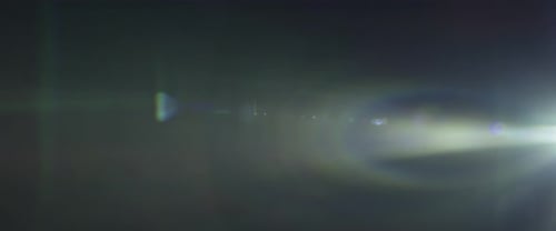 Lucent Zoom Collection: Anamorphic lens flare with hoops glowing vibrantly shot on a 72mm parfocal l