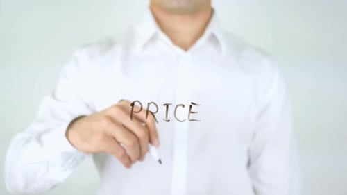 Hand Writing Price with Marker