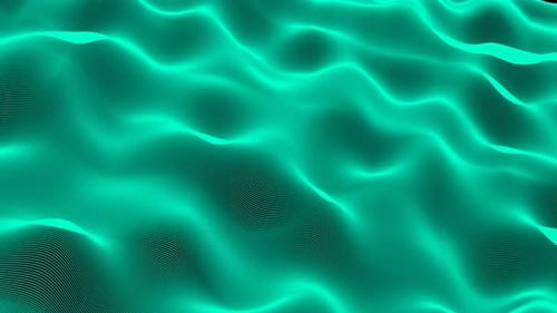 Curve lines wave dots motion futuristic loop movement background