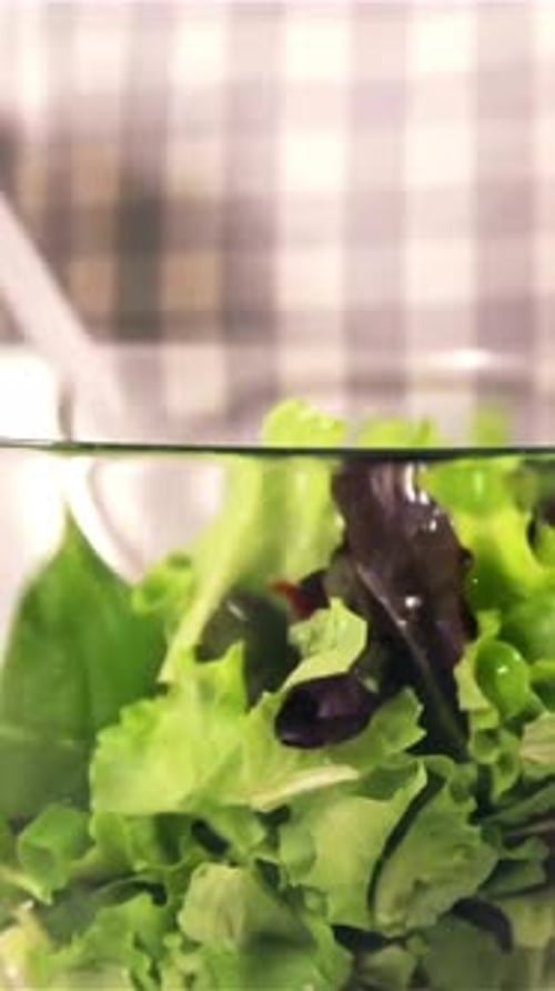 Vertical View Of Mixed Salad