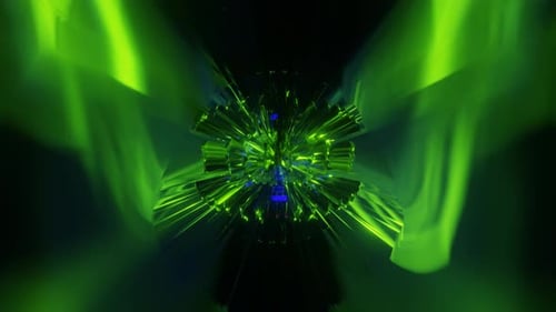 Loop sin costuras VJ, abstracto, moderno, futurista, multicolor, psicodélico, hipnótico