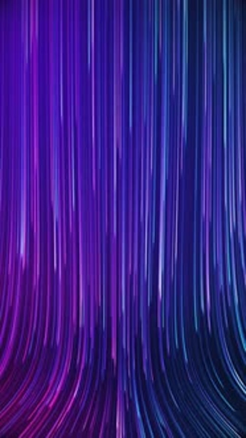 Vertical Abstract Modern Curved Blue and Magenta Light Steak Background Loop