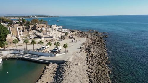 Seite. Alte antike Stadt.
Türkei