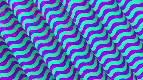 Geometric Neon Animated Abstract Background