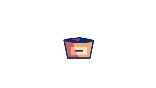 Ícone animado de mercearia