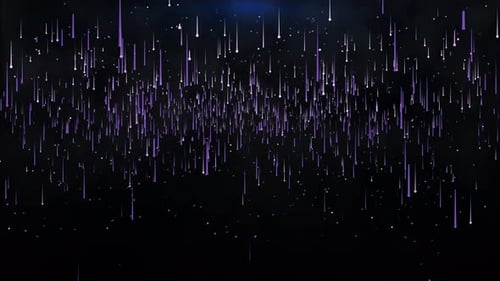 Modern Digital Falling Particles Abstract Background
