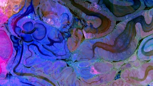 Abstract Galactic Ink Paint Concept Background 633