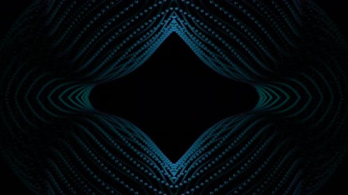 Dynamic Fluid Blue Abstract Lines Background Animation