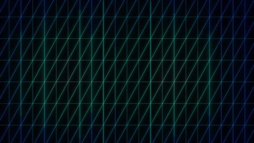 Futuristic High Tech Gird Animation Background. Loop Animation Of Grid.digital Grid Animation Data