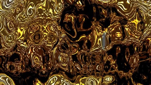Abstract chocolate liquid animation with wallpaper glossy texture background
