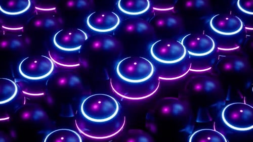 Striped Light Sphere Vj Loop