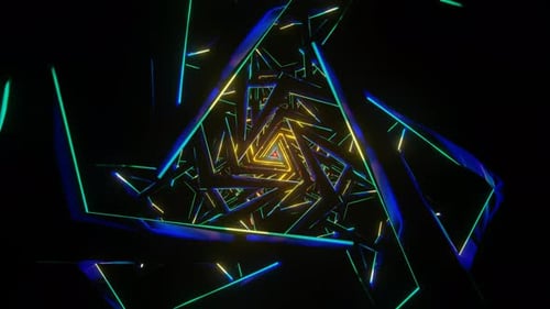 Rotating Stars Flashing Background VJ Loop