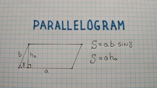 Parallelogram On Paper, Time Lapse