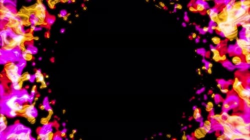 Burning Frame Particles Alpha Channel