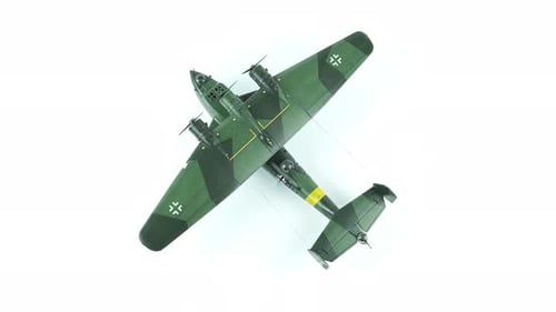 Model Plane Overhead View