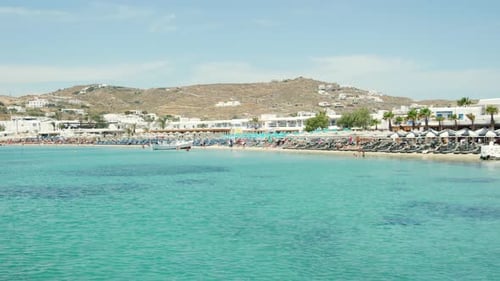 Beach in Mykonos, Greece