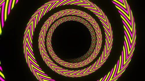 Pink And Green Abstract Spiral Moving Background Vj Loop In 4K