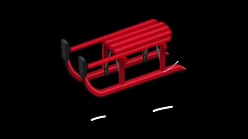 Sled Animated Emoji