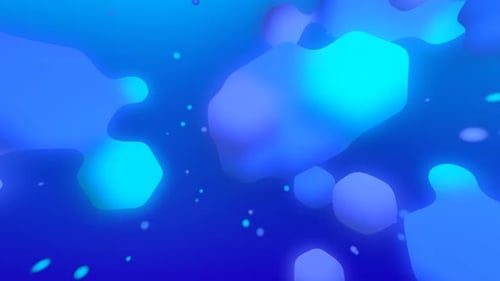 Dynamic Liquid Morphing Shapes Abstract Background