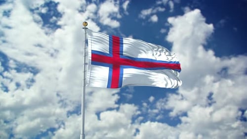 Faroe Island Realistic Waving 4k