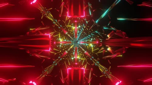 Fundo de néon pulsante VJ Loop