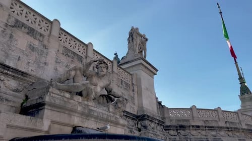 Artistic Brilliance Of The Old Heritage And Cultural Site Of The Altar Of The Fatherland Fountain In