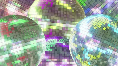Glow Disco Balls 4k
