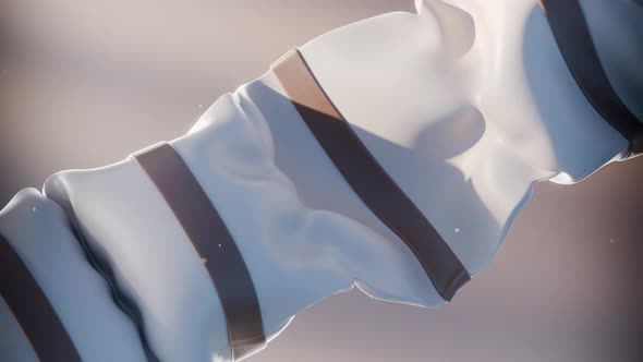 Colorful Cloth Shape Inflating 3D Animation, Backgrounds Motion ...