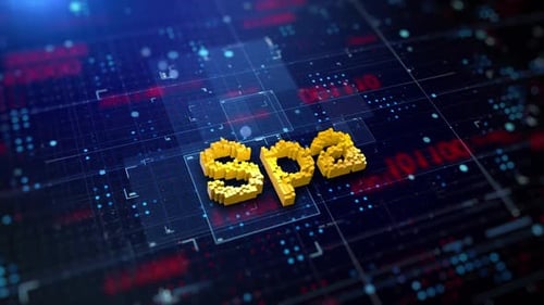 Pixelierter Word-Spa